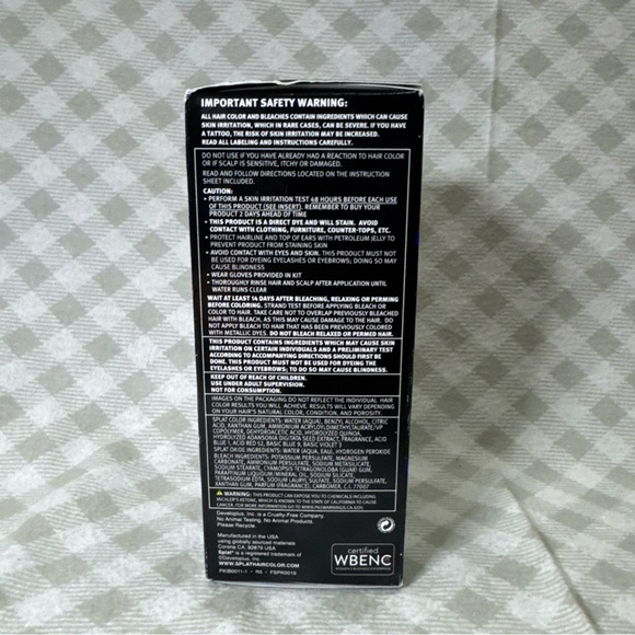 Splat Rebellious Colors Blue Envy Hair Color Kit NIB - Picture 4 of 6